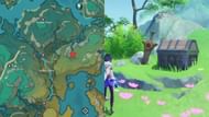 Location of the third Guhua Sword (Image via HoYoverse)
